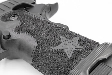 EMG Staccato Licensed XL 2011 ( Stippling Grip Version ) Hi-Capa GBB Pistol Airsoft ( by ARMY )
