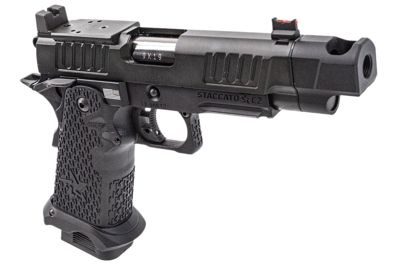 EMG Staccato Licensed C2 2011 With Compensator Hi-Capa GBB Pistol Airsoft ( by ARMY PLUS X T8 )
