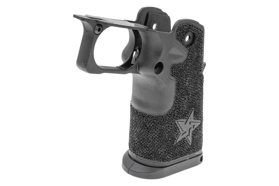 ARMY R612 ST* Style Staccato C2 GBB Pistol Stippled Grip Suitable For ARMY R612 / Hi-Capa Spec. ( Black )