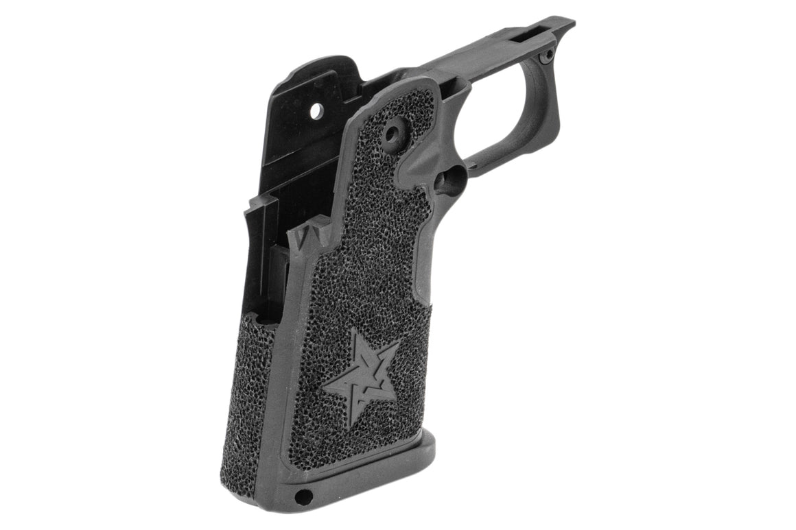 ARMY R612 ST* Style Staccato C2 GBB Pistol Stippled Grip Suitable For ARMY R612 / Hi-Capa Spec. ( Black )