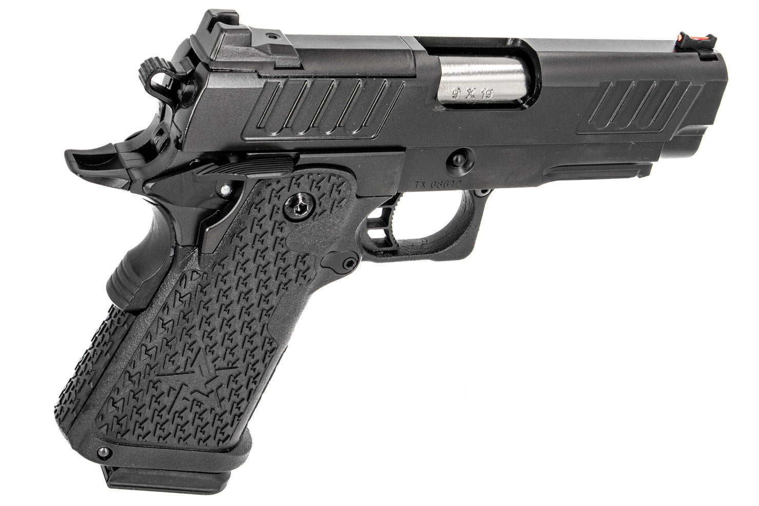 ARMY R612 Staccato C2 Style Hi-Capa GBB Pistol Airsoft ( Black )