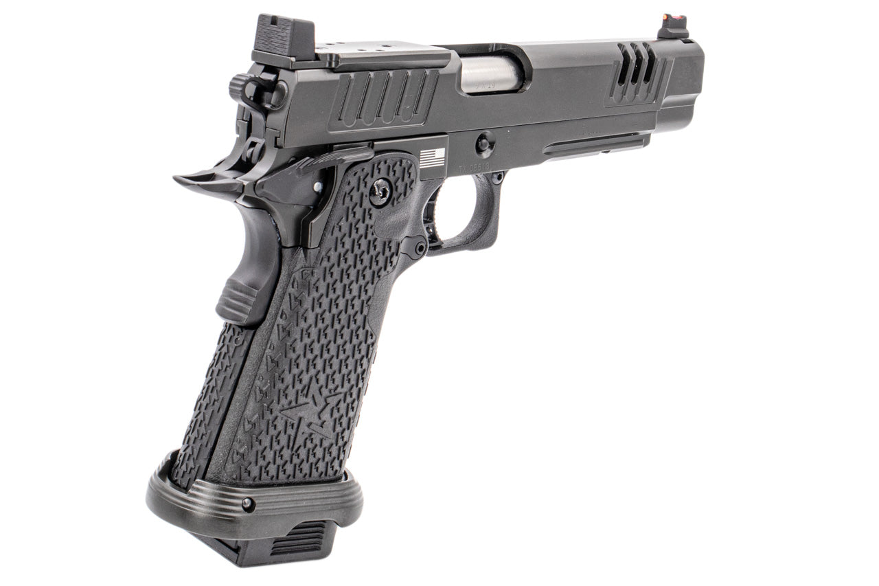 ARMY Staccato XL 2011 Style Gen2 DS Grip RMR Mount Hi-Capa GBB Pistol Airsoft ( Black )