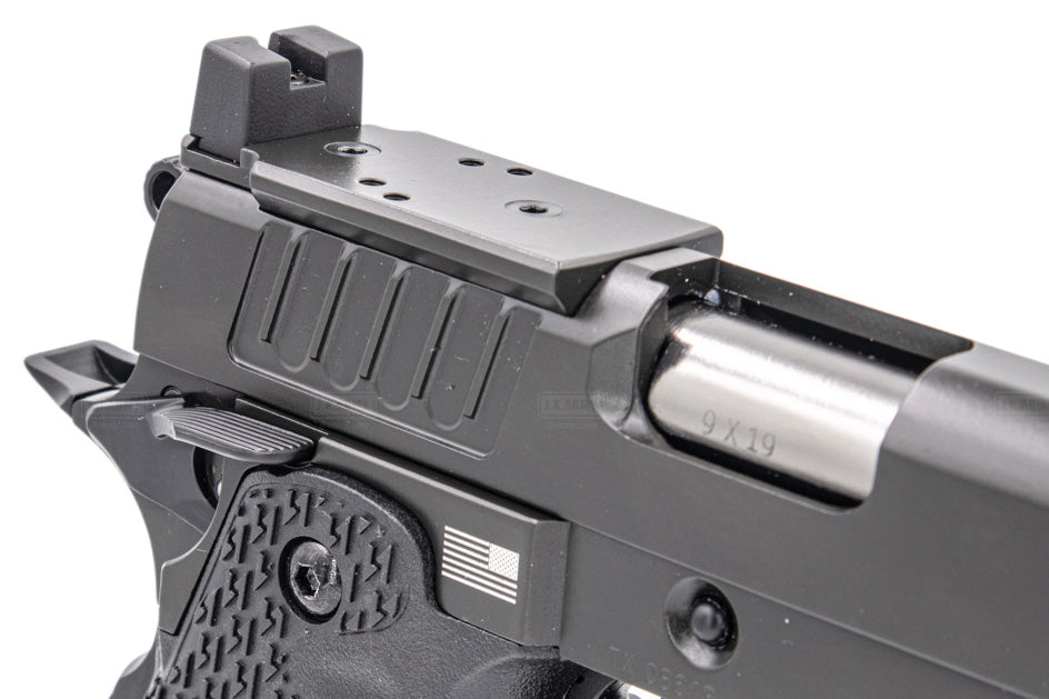 ARMY Staccato XL 2011 Style Gen2 DS Grip RMR Mount Hi-Capa GBB Pistol Airsoft ( Black )