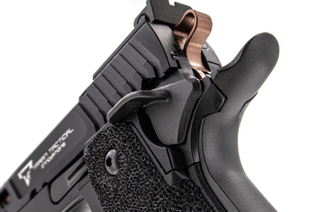 ARMY TTI Licensed JW4 Pit Viper CNC Aluminum 7075 Slide Hi-Capa GBB Pistol Airsoft  ( Steel Internal Parts Version ) ( Black R614 ) ( Licensed by Taran Tactical Innovations ) ( John Wick )