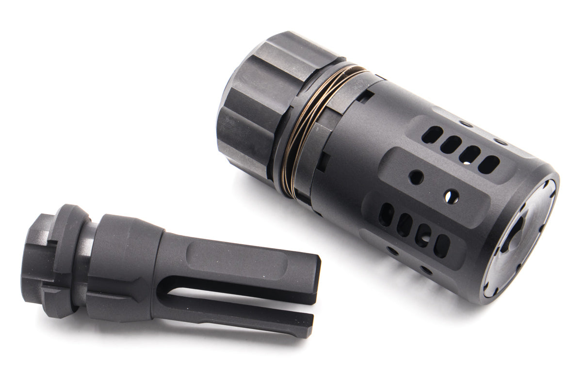 Arron Smith PRO Style Dummy Airsoft Muzzle Brake ( with MIRCO Brake Flash Hide 14mm CCW )