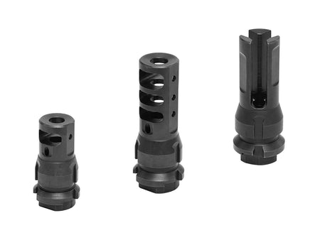 AS Keymount Muzzle Brake Airsoft Flash Hider 14mm CCW