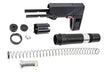 Arron Smith SBT Style M4 Brace Stock For Marui TM MWS GBBR Series / GHK / WA / VFC M4 GBBR Series-AS-SK01-AFT-BK