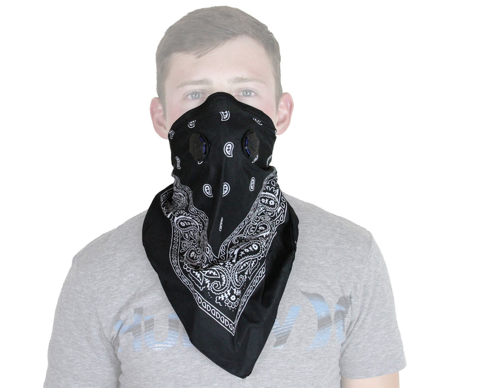 ATV Tek Pro Series Bandana Dust Mask - Black ( BDMBLK )