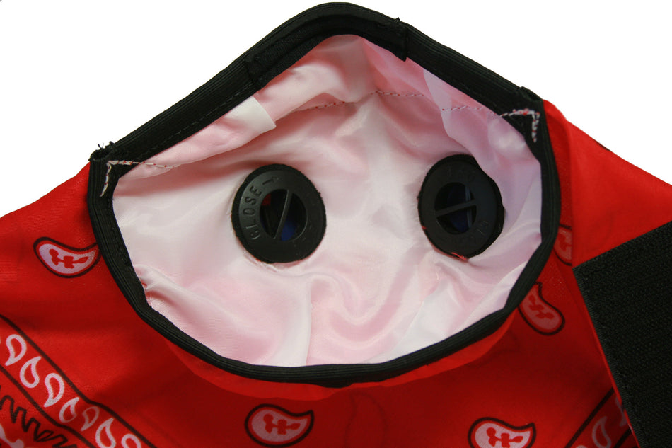 ATV Tek Pro Series Bandana Dust Mask - Red ( BDMRED )