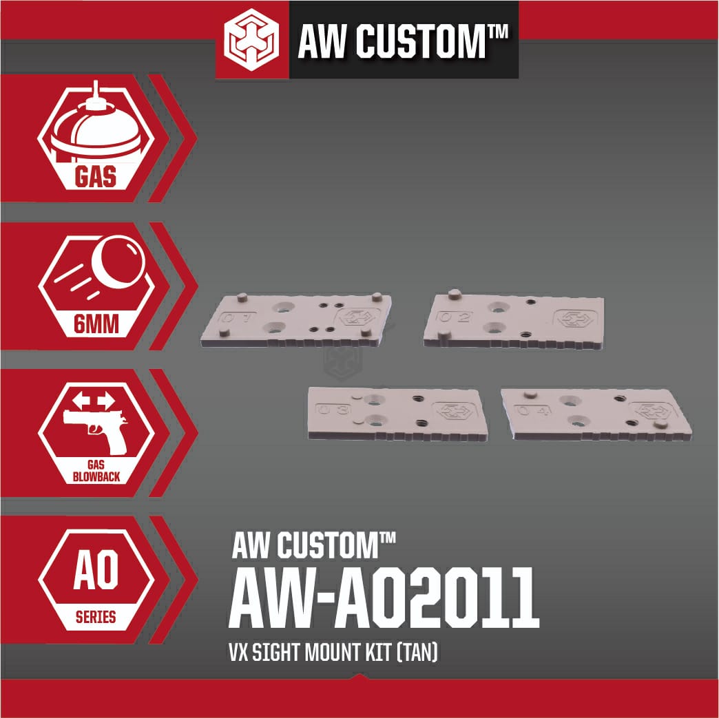 AW Custom VX Sight Mount Kit ( Black / Tan )