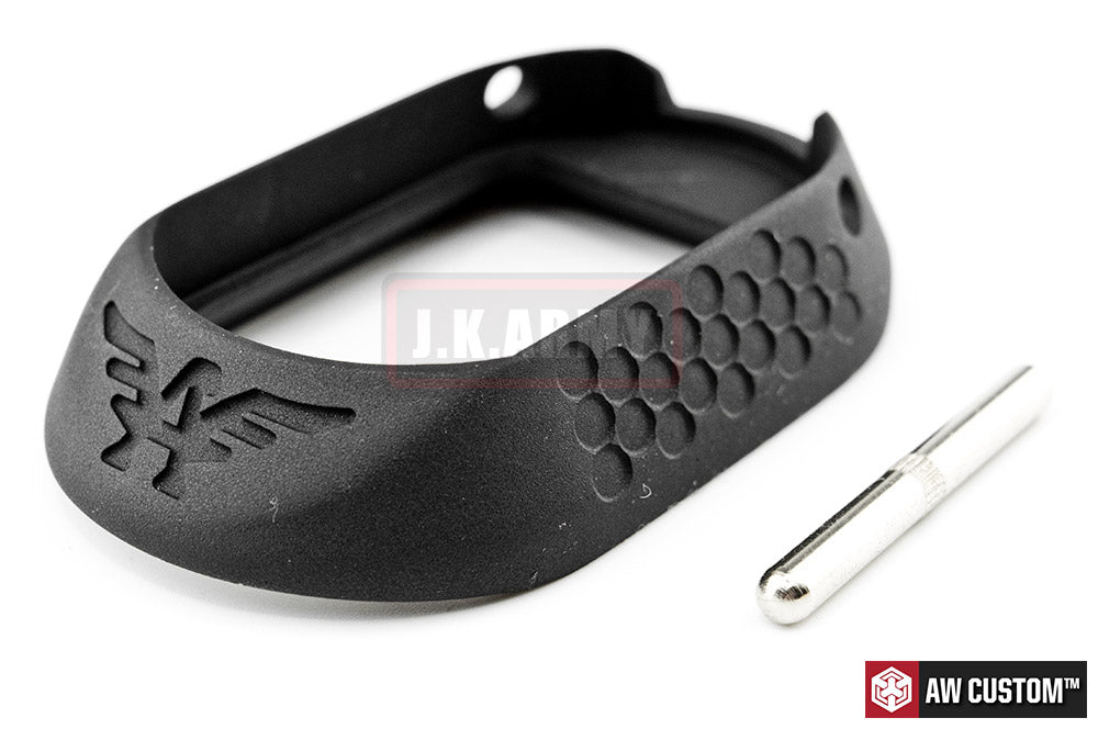 AW HX Flared Magwell for AW HX / WE Hi-Capa ( Engraved )-Tan