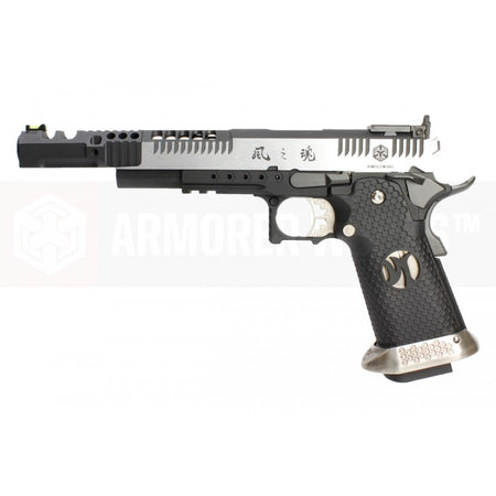 AW HX2431 .38 Supercomp Race GBB Airsoft Pistol with Scope Mount ( Full Auto Ver. ) ( 2 Tone )