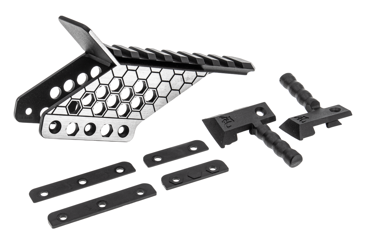 AW HX2432 .38 Supercomp Race GBB Airsoft Pistol with Scope Mount ( Full Auto Ver. ) ( Black )