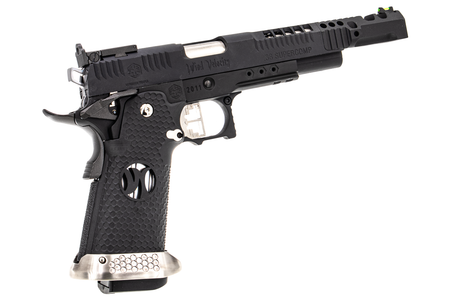 AW HX2432 .38 Supercomp Race GBB Airsoft Pistol with Scope Mount ( Full Auto Ver. ) ( Black )