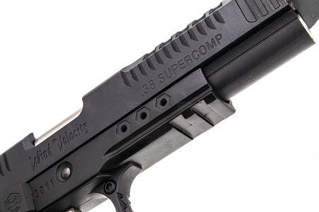 AW HX2432 .38 Supercomp Race GBB Airsoft Pistol with Scope Mount ( Full Auto Ver. ) ( Black )