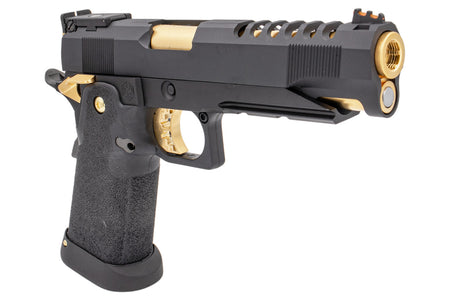 Armorer Works AW HX2701 Hi-Capa 5.1 GBB Pistol ( Black and Gold )
