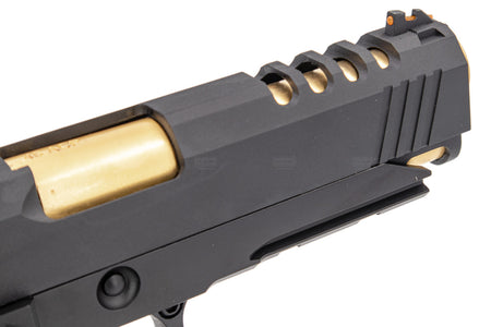 Armorer Works AW HX2711 Hi-Capa 4.3 GBB Pistol ( Black and Gold )