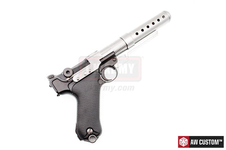 AW Custom Built Luger P08 6" Pistol with Muzzle Device ( Star War Style ) ( Limited Edition Custom ) ( K00002+K00003 )