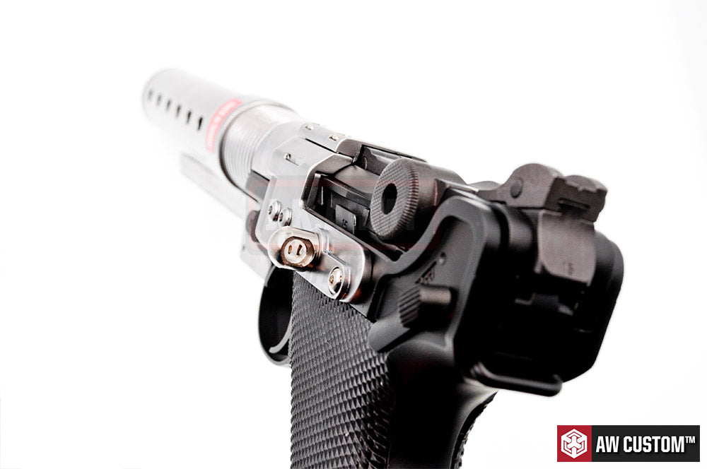 AW Custom Built Luger P08 6" Pistol with Muzzle Device ( Star War Style ) ( Limited Edition Custom ) ( K00002+K00003 )