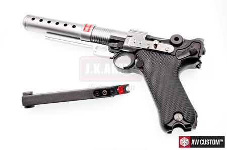 AW Custom Built Luger P08 6" Pistol with Muzzle Device ( Star War Style ) ( Limited Edition Custom ) ( K00002+K00003 )