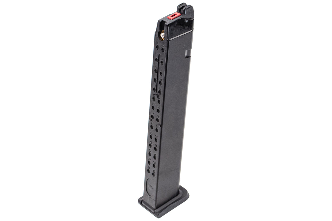 AW Custom VX G Model 50 Rounds Gas Magazine ( Black ) ( for AW / WE / TM G Series , 50 Rds GBB Pistol Long Magazine Model 17 / 18 Long Mag ) ( AAP01 / AAP-01C )