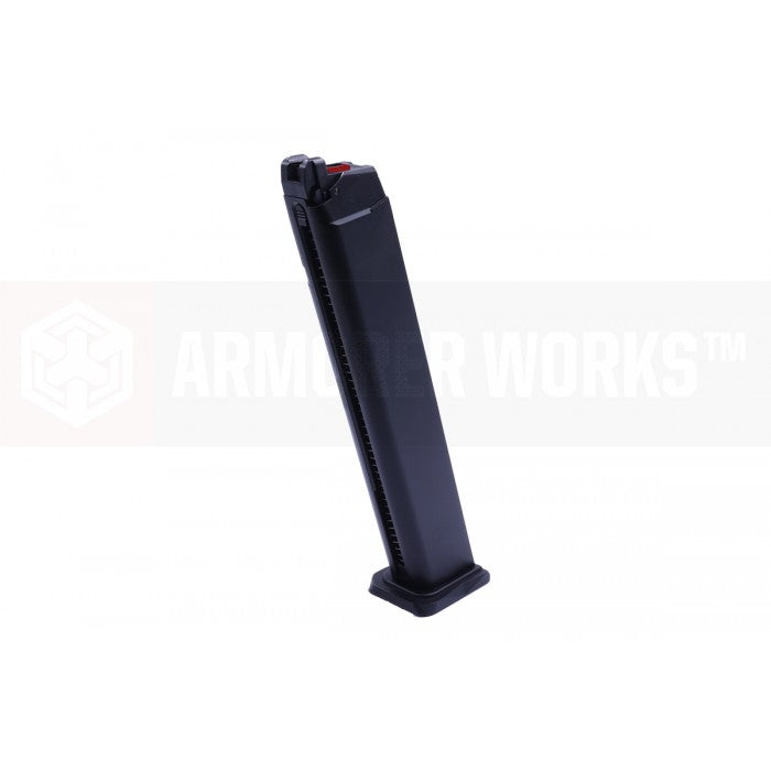 AW Custom VX G Model 50 Rounds Gas Magazine ( Black ) ( for AW / WE / TM G Series , 50 Rds GBB Pistol Long Magazine Model 17 / 18 Long Mag ) ( AAP01 / AAP-01C )
