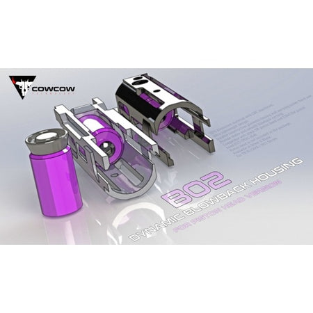 COW B02 Blowback Housing (Piston Head ver.) for TM Hi-CAPA / 1911 Series ( BK )