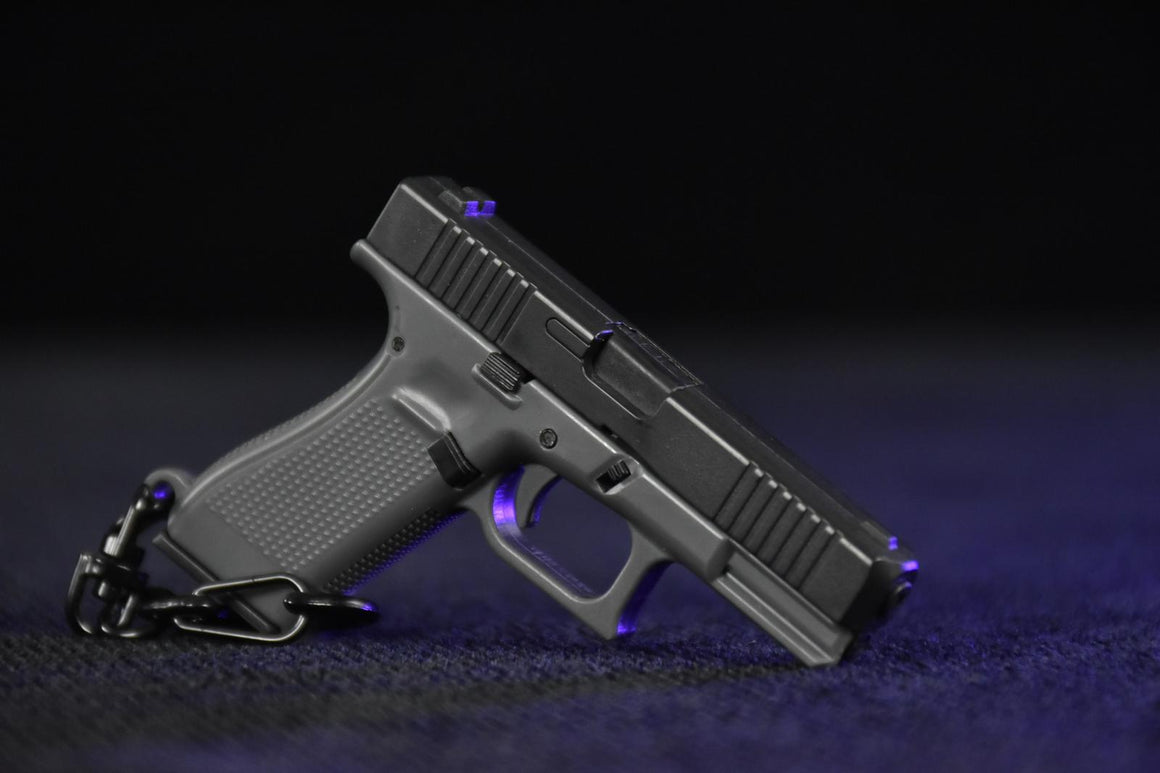 G19X / G45 Dummy ABS Keychain-G45 Style-Black