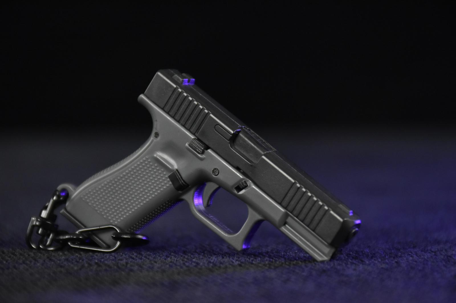 G19X / G45 Dummy ABS Keychain-G45 Style-Black