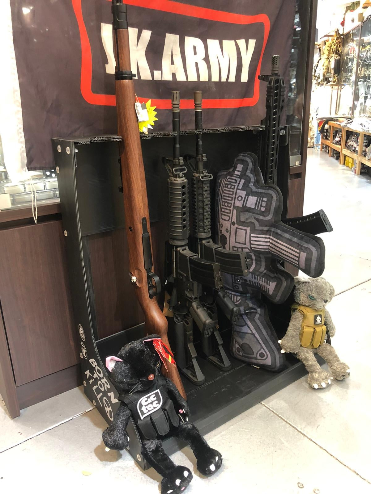 MF Go Green Gun Rifle Rack ( Black )