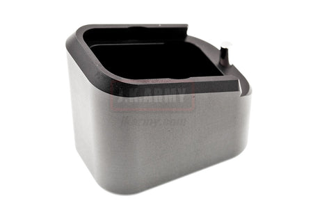 BA CNC Aluminum TT Style ( Long ) Magazine Pad Extension for Marui Model 17 / 18 / 26 / 34 GBB Magazine ( Black )