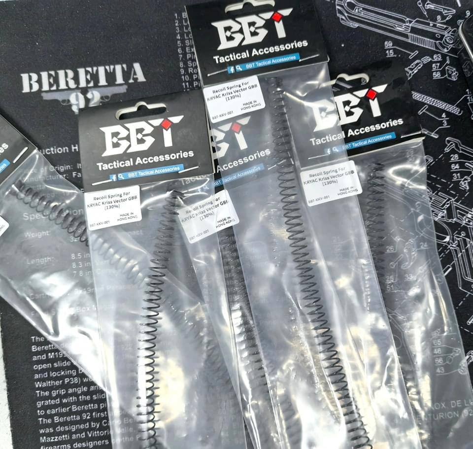 BBT 130% Recoil Spring For KRYTAC Kriss Vector GBB