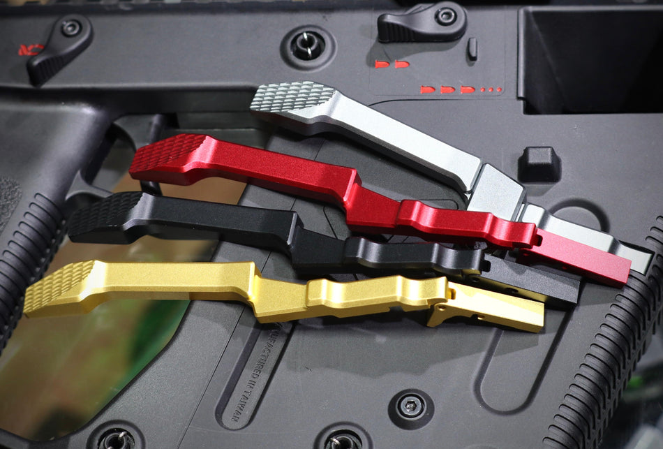 BBT Aluminum Right Hand Custom Magazine Catch For Krytac Kriss Vector GBB / AEG SMG -Red