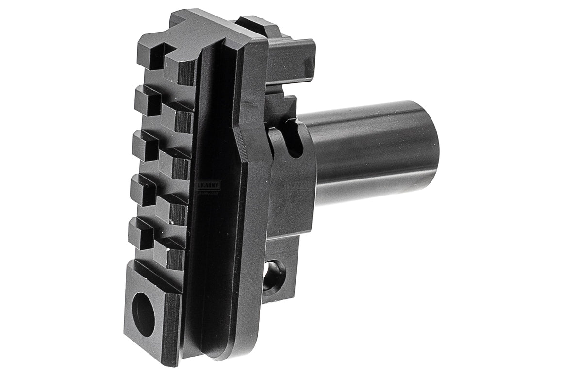 BBT M1913 20mm Rail Stock Adapter For Maruyama SCW-9 PRO-G SMG GBB ( Black )