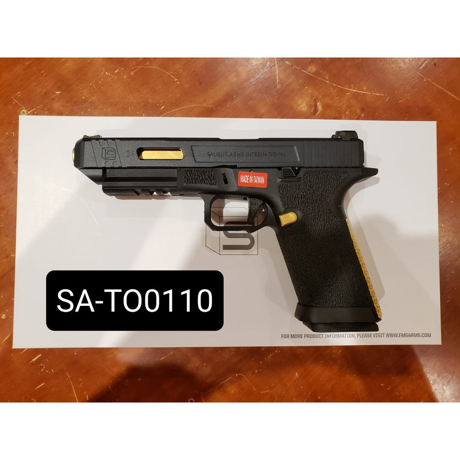 EMG SAI BLU Model 34 GBB Pistol SA -TO0110 ( Black & Gold ) ( SA-TO0110 )