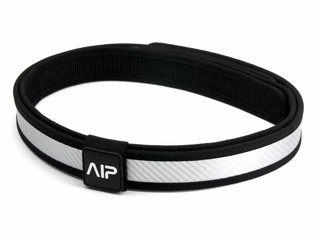 AIP IPSC Silver Carbon Belt ( S / M / L ) ( BELT007 )-L