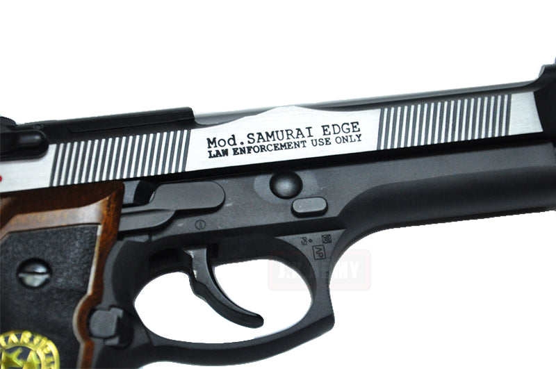 SAMURAI EDGE STANDARD MOD - Biohazard Full Metal GBB Pistol (2 tone)