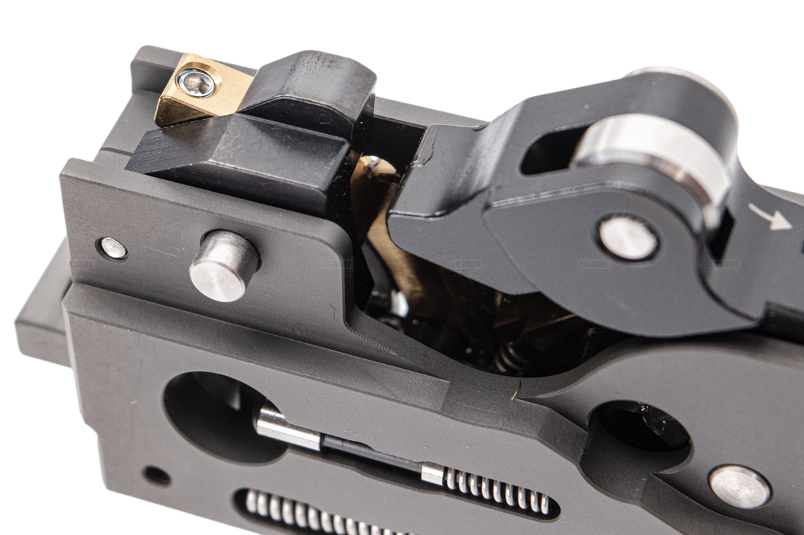 BJ CNC Stainless Steel Adjustable Complete Trigger Box w/ Bolt Catch For Marui TM MWS GBBR Series