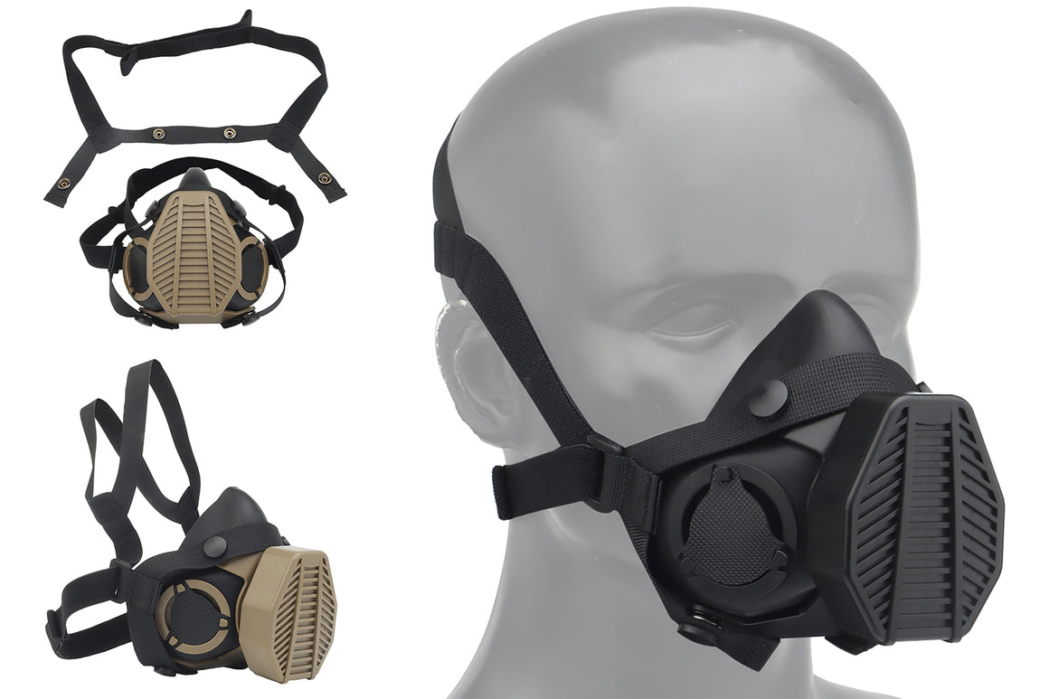 MA Special Respirator Communication Version Half Mask Airsoft ( MA-119-U )-Tan