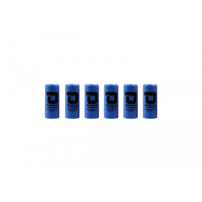 DOMINATOR™ 12 Gauge Gas Shotgun Shell Hulls - Blue ( 6 Shells / Pack ) ( DM870 )