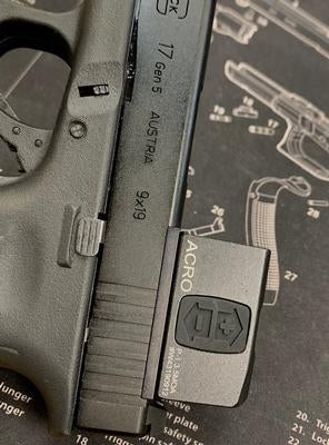 Bomber CNC Aluminum AP-Style Adapter Plate for Bomber / VFC Airsoft MOS Slide