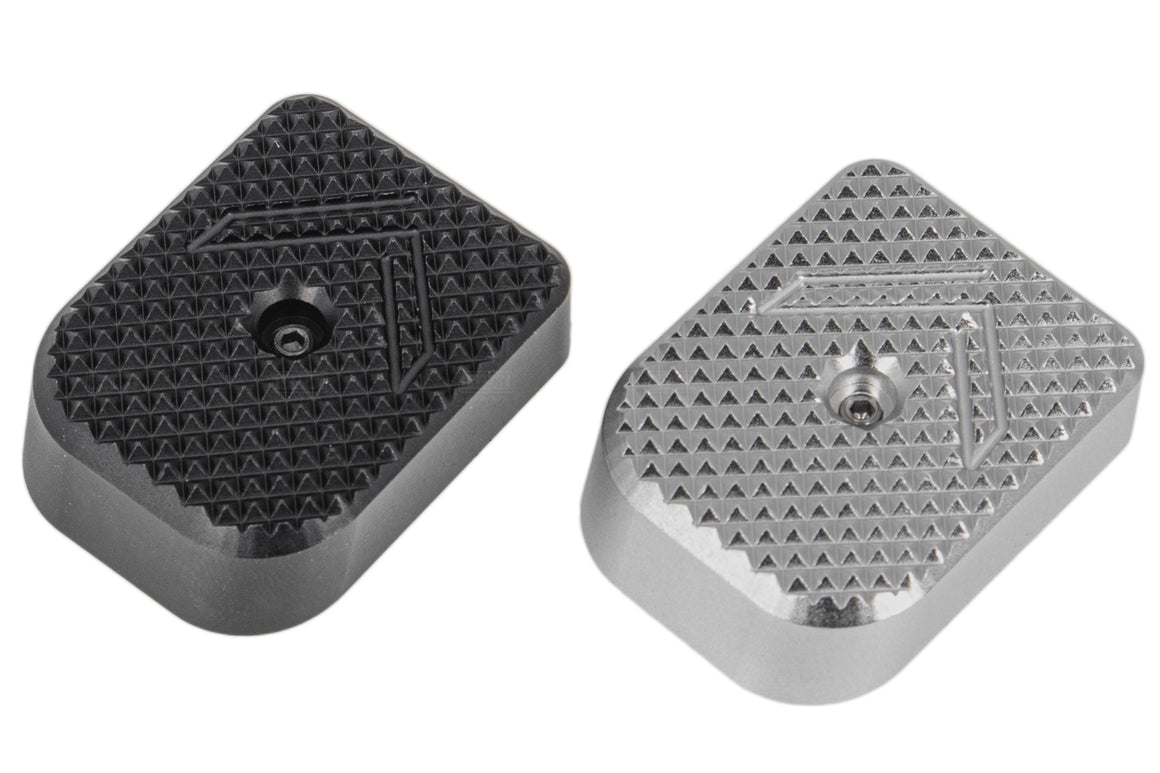Bomber CNC Aluminum P320 Magazine Basepad for SIG AIR / VFC P320 M17 M18 GBB Magazine ( Black / Sliver )-Silver