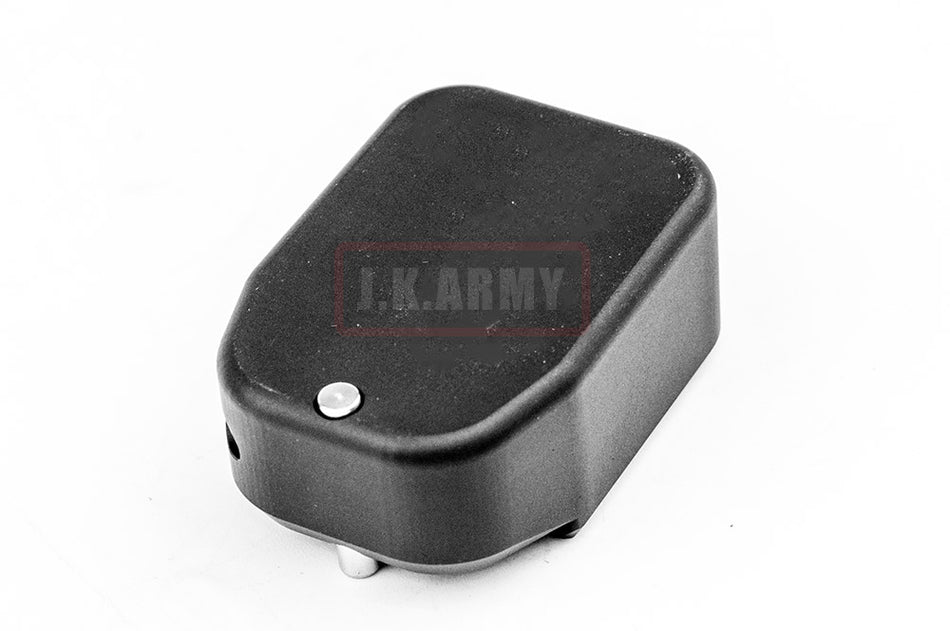 Bomber CNC Aluminum T Style ( Short ) Magazine Pad Extension for Marui M&P9 GBB Magazine ( Black )