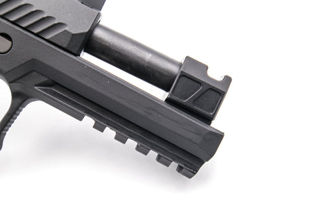 Bomber PM Style M18 Comp CNC Steel Outer Barrel w/ Comp for SIG / VFC P320 M17 M18 GBBP Series-Dark Earth ( DE )