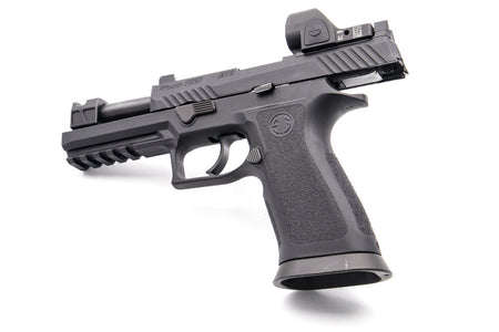Bomber PM Style M18 Comp CNC Steel Outer Barrel w/ Comp for SIG / VFC P320 M17 M18 GBBP Series-Dark Earth ( DE )
