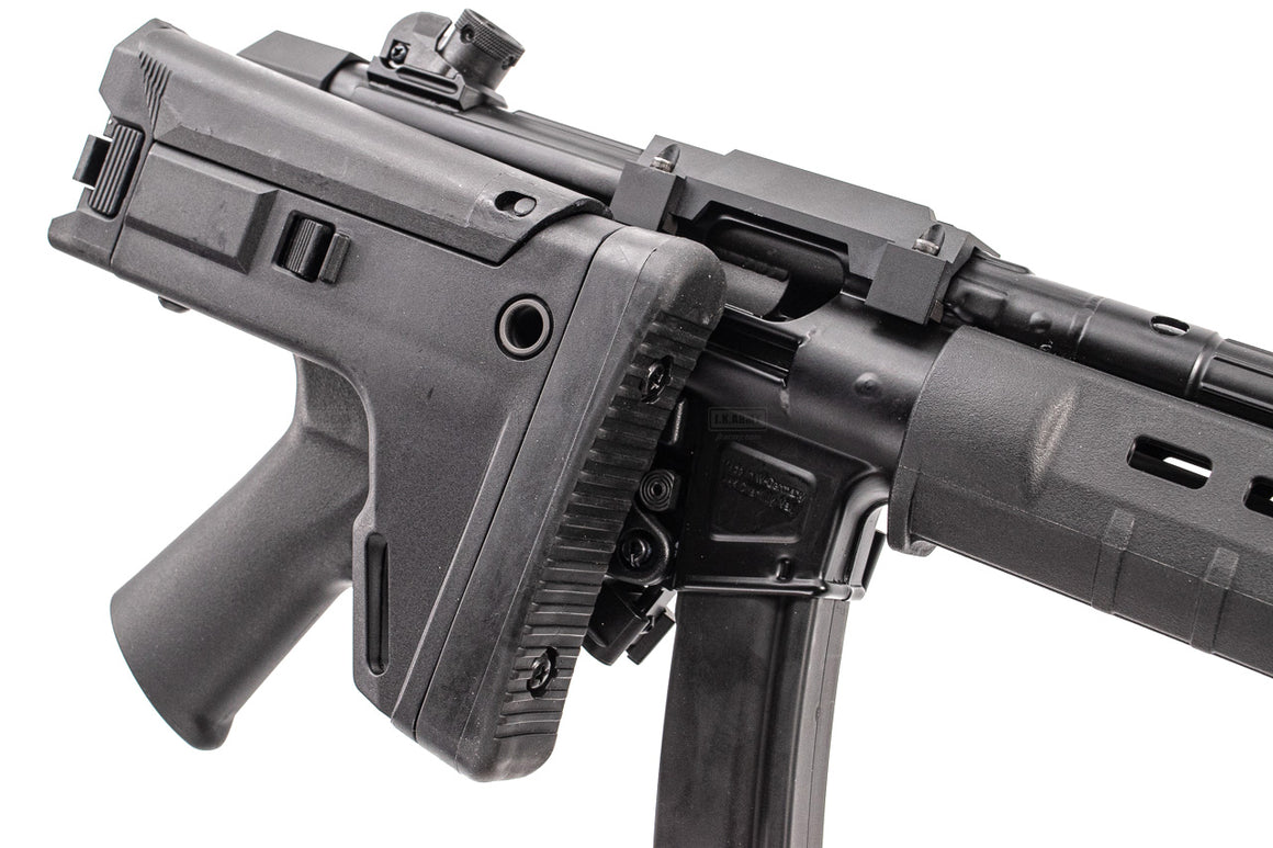 Bow Master GMF Folding Stock For UMAREX / VFC HK53 MP5 GBB & Marui TM MP5A5 Next Gen AEG Series ( Masada Style Multi-Adjustable )