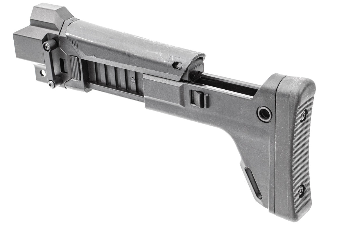 Bow Master GMF Folding Stock For UMAREX / VFC HK53 MP5 GBB & Marui TM MP5A5 Next Gen AEG Series ( Masada Style Multi-Adjustable )