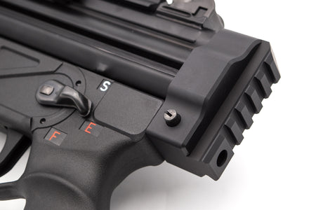 Bow Master x GMF Picatinny Rail M1913 20mm Stock Adapter for UMAREX / VFC HK53 MP5A5 GBB & Marui TM MP5A5 Next Gen AEG Series ( Type B )