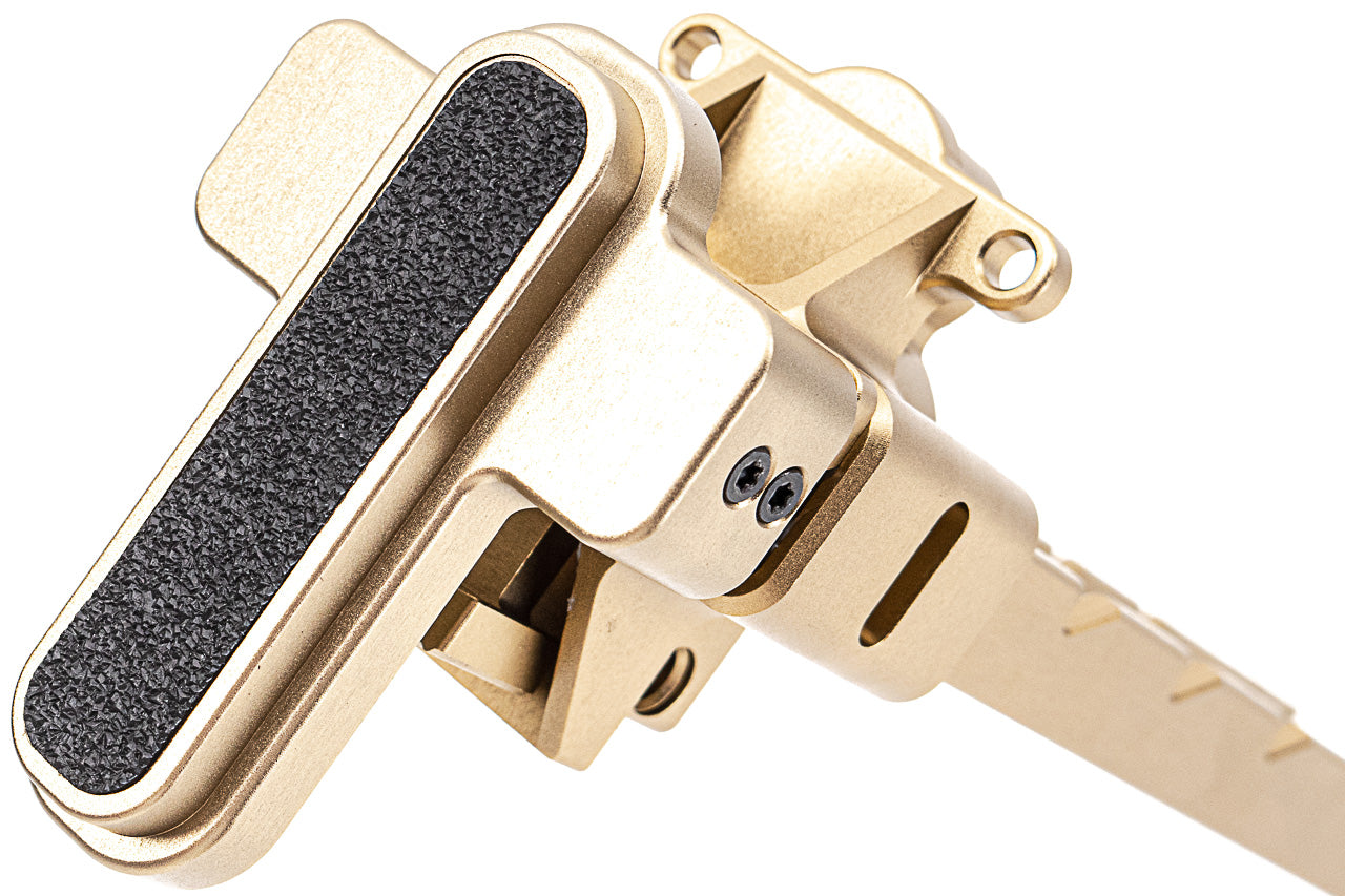 Bow Master x GMF 5 Position Buttstock for UMAREX / VFC MP5K GBB Series ( Gold DE )