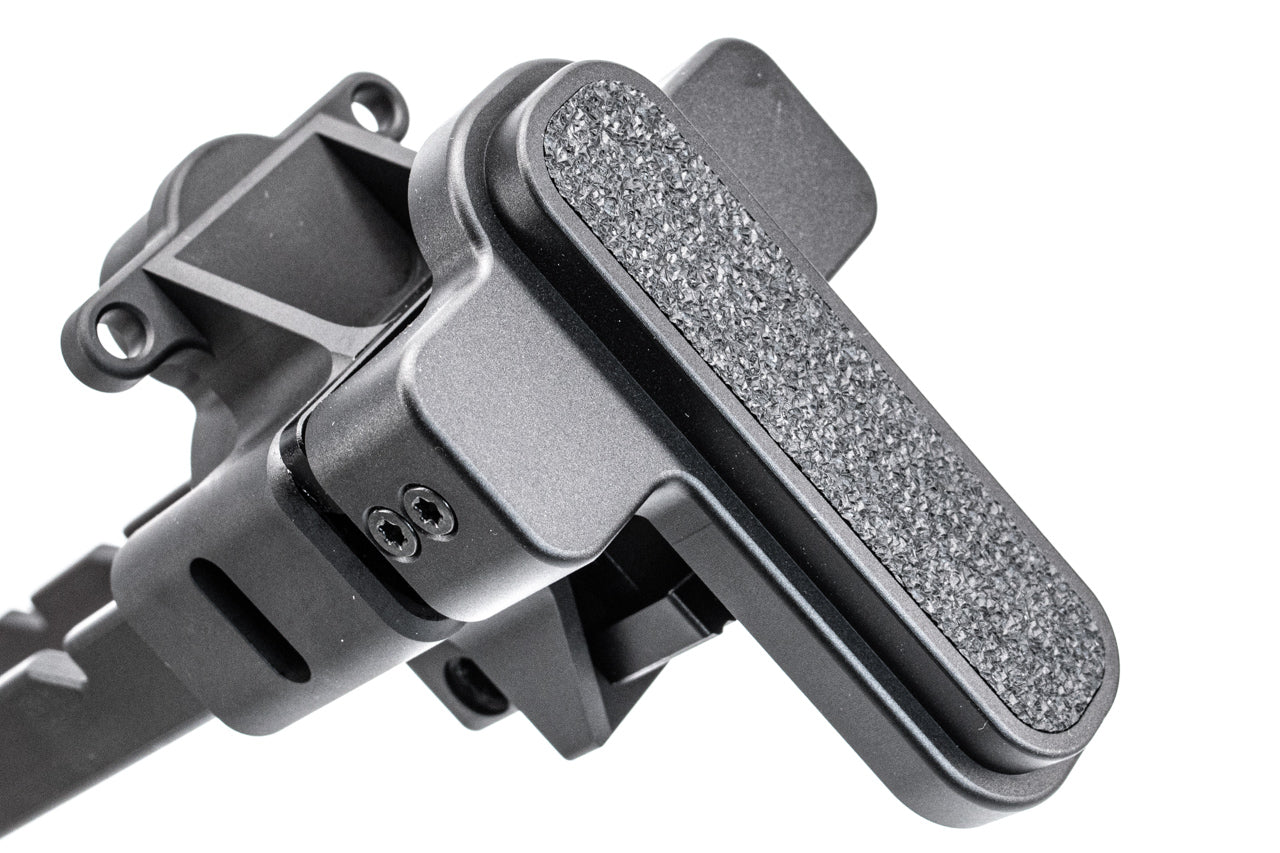 Bow Master x GMF 5 Position Buttstock & Picatinny Rail M1913 20mm Stock Adapter for UMAREX / VFC HK53 MP5 GBB Series & TM MP5A5 Next Gen AEG Series